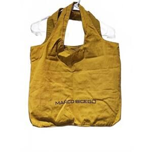 Marco Bicego Shoulder Bag Or Tote Canvas Harvest Yellow Market Weekend Shopping